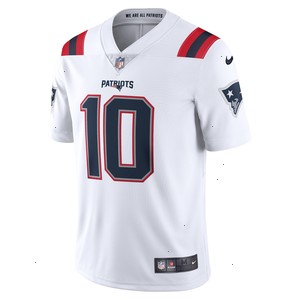 Mac Jones New England Patriots Nike Vapor Limited Jersey - White