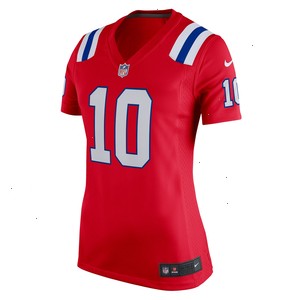 Mac Jones New England Patriots Nike Women's Game Jersey - Red