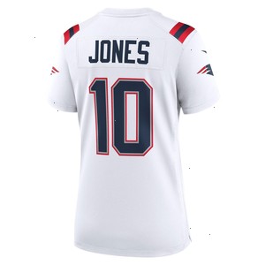 Mac Jones New England Patriots Nike Women's Player Jersey - White