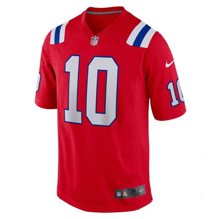 Mac Jones New England Patriots Nike Youth Game Jersey - Red