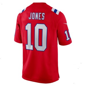 Mac Jones New England Patriots Nike Youth Game Jersey - Red