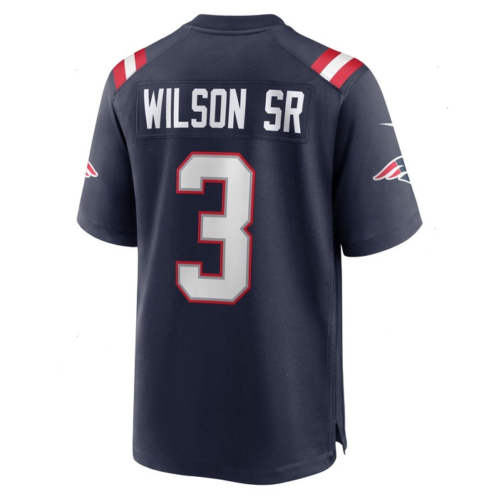 Mack Wilson New England Patriots Nike Team Game Jersey - Navy