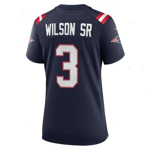 Mack Wilson New England Patriots Nike Women's Team Game Jersey - Navy