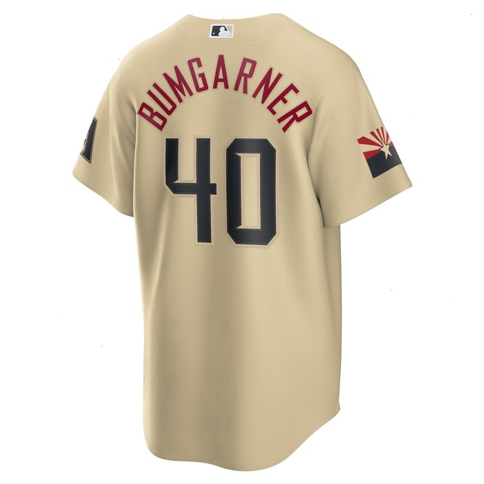 Madison Bumgarner Arizona Diamondbacks Nike City Connect Replica Player Jersey - Sand