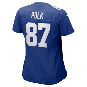 Makai Polk New York Giants Nike Women's Home Game Player Jersey - Royal