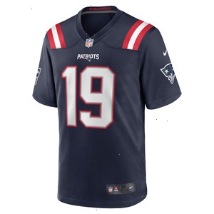 Malcolm Perry New England Patriots Nike Game Player Jersey - Navy