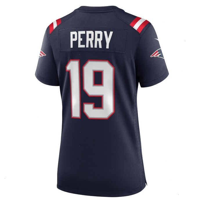 Malcolm Perry New England Patriots Nike Women's Game Player Jersey - Navy