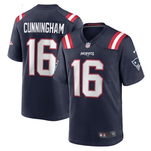 Malik Cunningham New England Patriots Nike Team Game Jersey - Navy