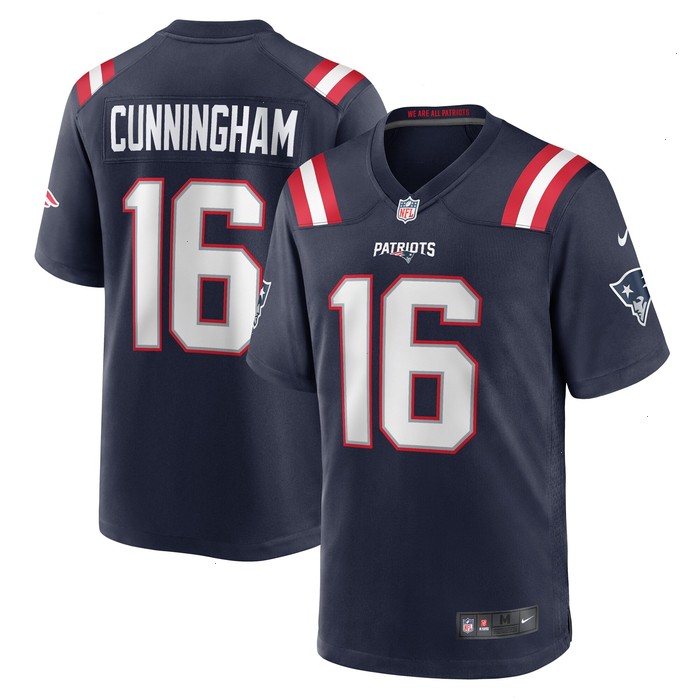 Malik Cunningham New England Patriots Nike Team Game Jersey - Navy