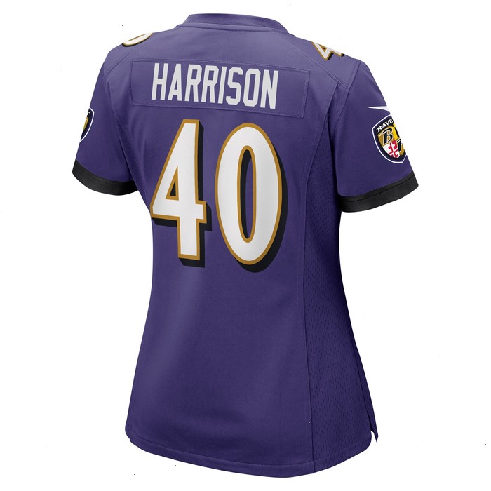 Malik Harrison Baltimore Ravens Nike Women's Game Jersey - Purple