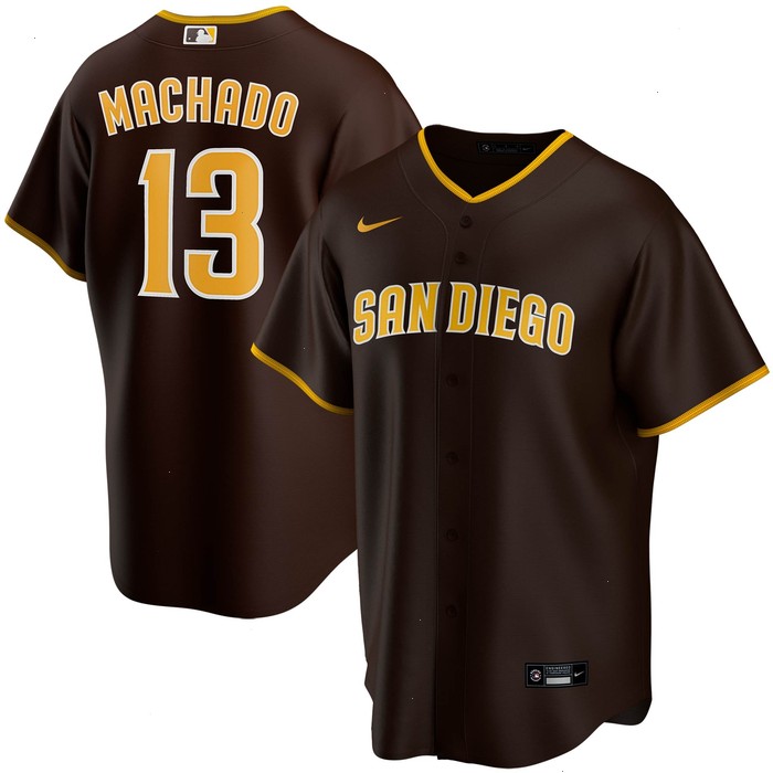 Manny Machado San Diego Padres Nike Alternate Replica Player Jersey - Brown