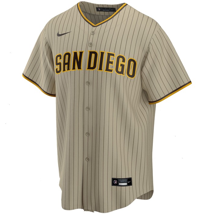 Manny Machado San Diego Padres Nike Alternate Replica Player Jersey - Tan