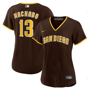 Manny Machado San Diego Padres Nike Women's Road Replica Player Jersey - Brown