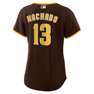 Manny Machado San Diego Padres Nike Women's Road Replica Player Jersey - Brown