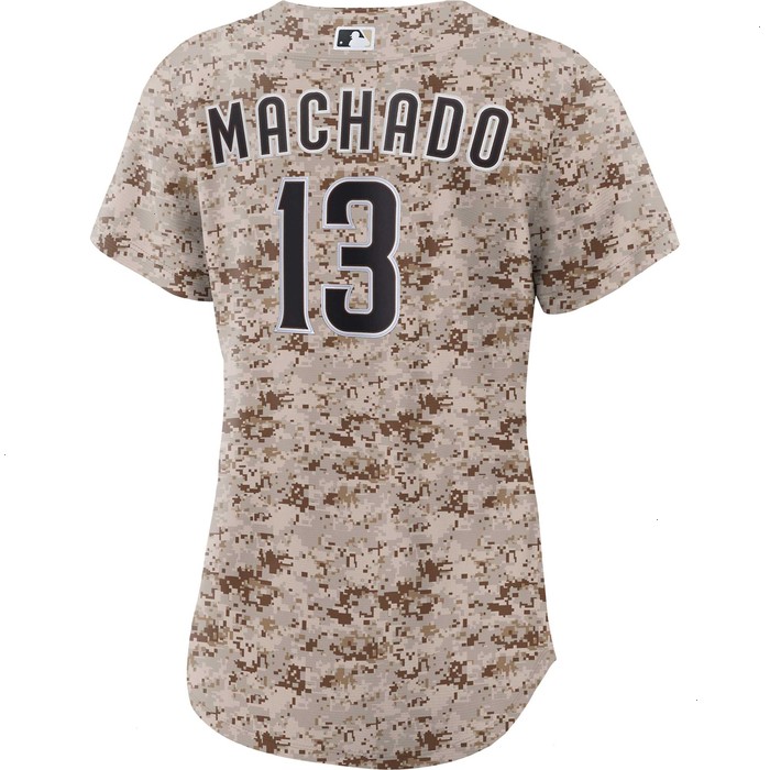 Manny Machado San Diego Padres Nike Women's USMC Alternate Replica Player Jersey - Camo