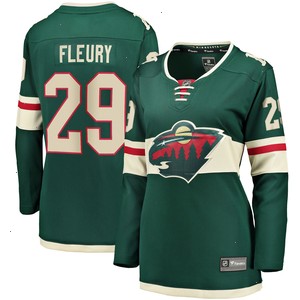 Marc-Andre Fleury Minnesota Wild Fanatics Branded Women's Home Breakaway Player Jersey - Green