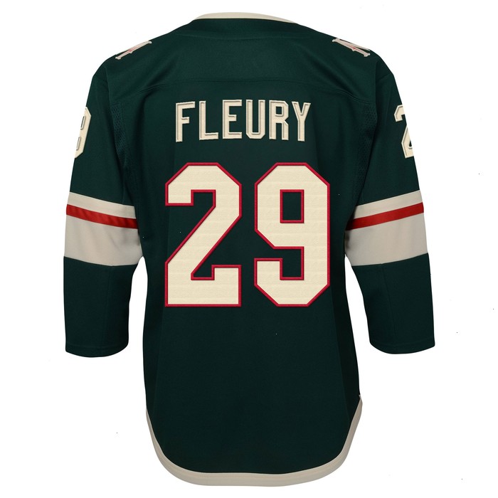 Marc-Andre Fleury Minnesota Wild Youth Home Premier Player Jersey - Green