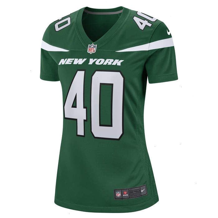 Marcelino McCrary-Ball New York Jets Nike Women's Team Game Jersey - Gotham Green