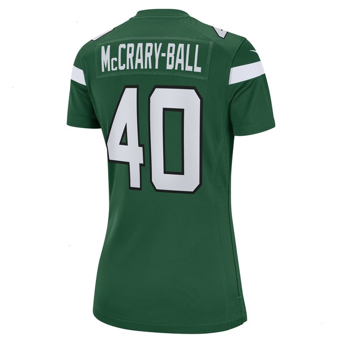 Marcelino McCrary-Ball New York Jets Nike Women's Team Game Jersey - Gotham Green