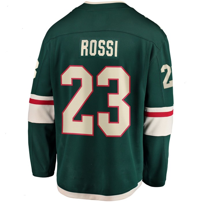 Marco Rossi Minnesota Wild Fanatics Branded Home Breakaway Player Jersey - Green