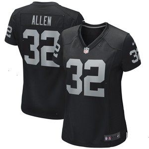 Marcus Allen Las Vegas Raiders Nike Women's Game Retired Player Jersey - Black