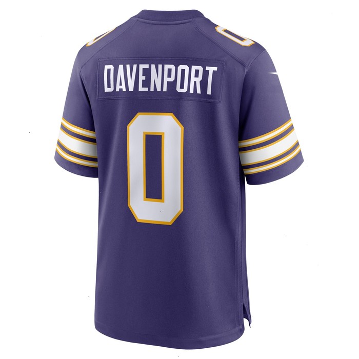 Marcus Davenport Minnesota Vikings Nike Classic Player Game Jersey - Purple