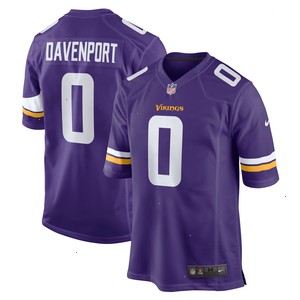 Marcus Davenport Minnesota Vikings Nike Team Game Jersey - Purple