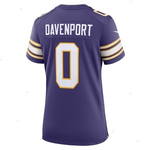 Marcus Davenport Minnesota Vikings Nike Women's Classic Player Game Jersey - Purple