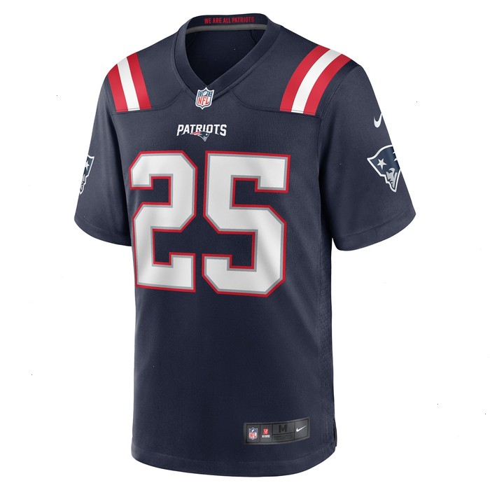 Marcus Jones New England Patriots Nike Game Player Jersey - Navy