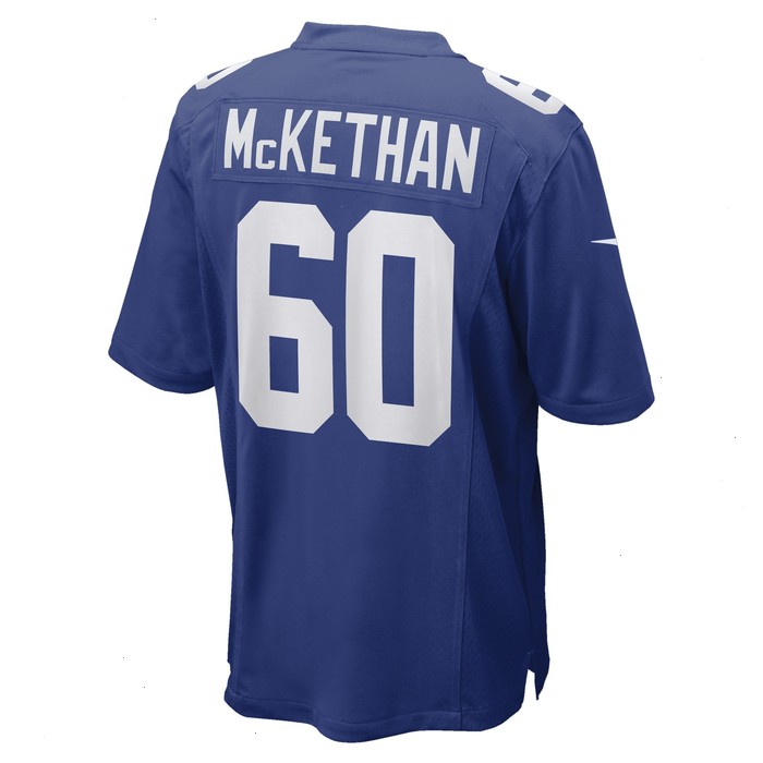 Marcus McKethan New York Giants Nike Game Player Jersey - Royal