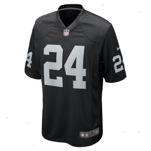 Marcus Peters Las Vegas Raiders Nike Team Game Jersey - Black