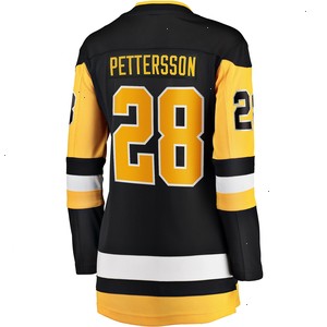 Marcus Pettersson Pittsburgh Penguins Fanatics Branded Women's Home Breakaway Player Jersey - Black