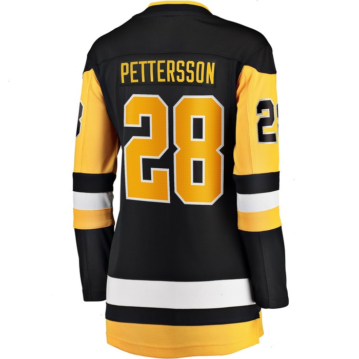 Marcus Pettersson Pittsburgh Penguins Fanatics Branded Women's Home Breakaway Player Jersey - Black