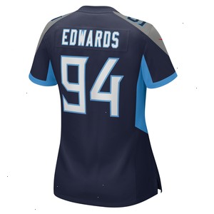 Mario Edwards Tennessee Titans Nike Women's Home Game Player Jersey - Navy