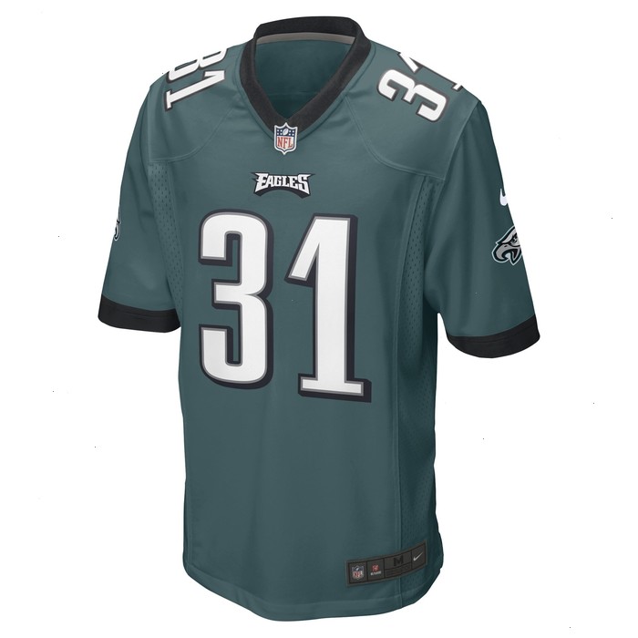 Mario Goodrich Philadelphia Eagles Nike Game Player Jersey - Midnight Green