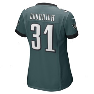 Mario Goodrich Philadelphia Eagles Nike Women's Game Player Jersey - Midnight Green