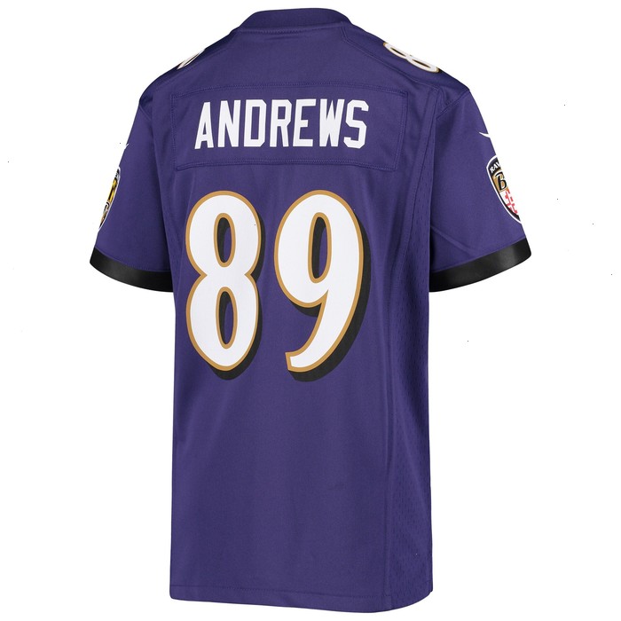 Mark Andrews Baltimore Ravens Nike Youth Game Jersey - Purple