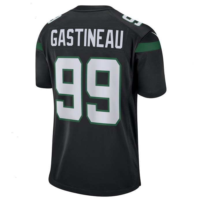 Mark Gastineau Nike New York Jets Game Jersey - Stealth Black