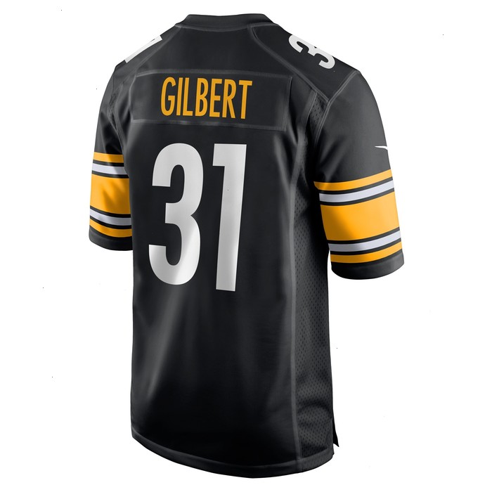 Mark Gilbert Pittsburgh Steelers Nike Game Player Jersey - Black