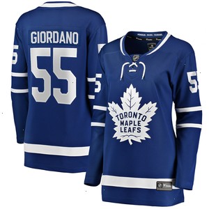 Mark Giordano Toronto Maple Leafs Women's Fanatics Branded Home Breakaway Player Jersey - Blue