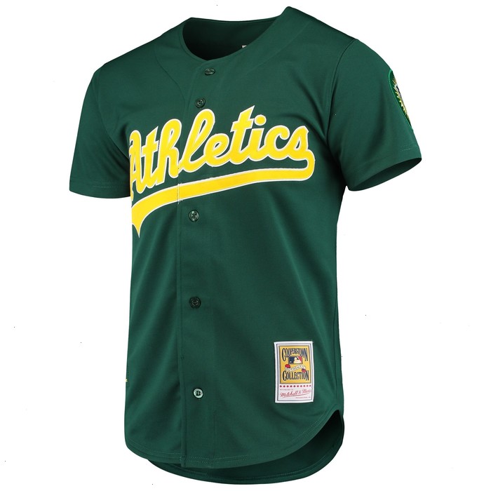 Mark McGwire Oakland Athletics Mitchell & Ness 1997 Cooperstown Collection Authentic Jersey - Green