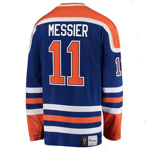 Mark Messier Edmonton Oilers Fanatics Branded Premier Breakaway Retired Player Jersey - Blue