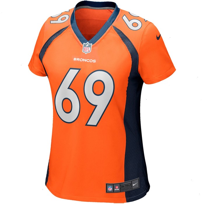 Mark Schlereth Denver Broncos Nike Women's Game Retired Player Jersey - Orange