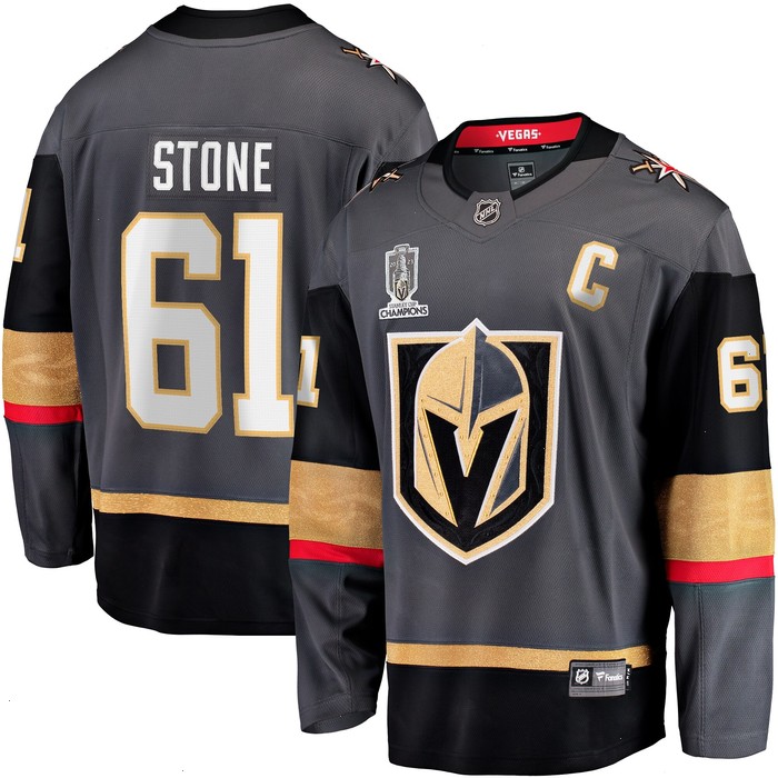 Mark Stone Vegas Golden Knights Fanatics Branded 2023 Stanley Cup Champions Alternate Breakaway Player Jersey - Black