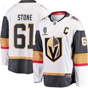 Mark Stone Vegas Golden Knights Fanatics Branded 2023 Stanley Cup Champions Away Breakaway Player Jersey - White