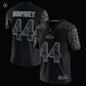 Marlon Humphrey Baltimore Ravens Nike RFLCTV Limited Jersey - Black