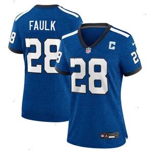 Marshall Faulk Indianapolis Colts Nike Women's Indiana Nights Alternate Game Jersey - Royal