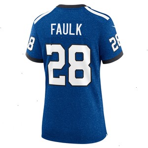 Marshall Faulk Indianapolis Colts Nike Women's Indiana Nights Alternate Game Jersey - Royal