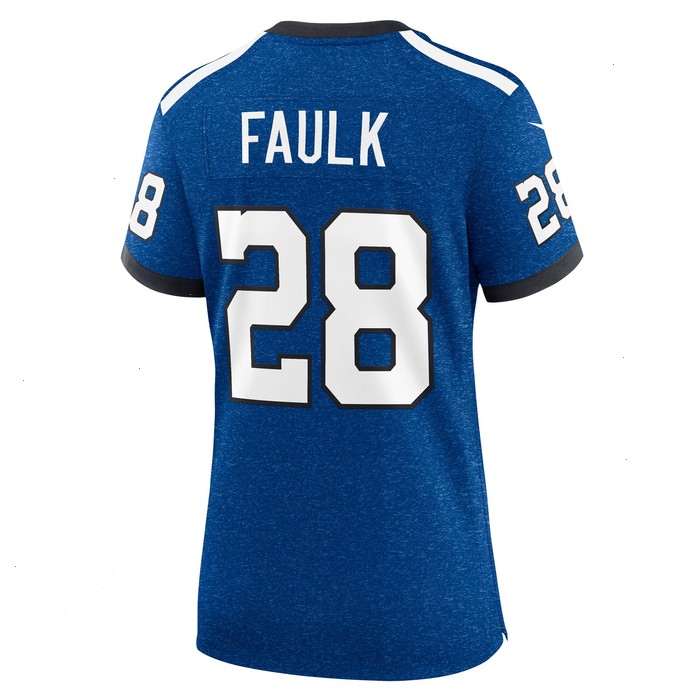 Marshall Faulk Indianapolis Colts Nike Women's Indiana Nights Alternate Game Jersey - Royal