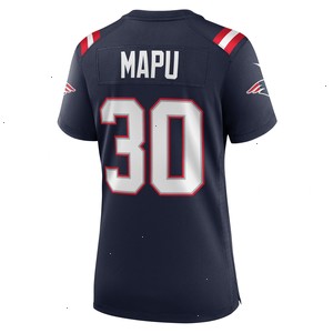 Marte Mapu New England Patriots Nike Women's Team Game Jersey - Navy